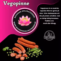 Vegopinne - 3 pack  (Vegansk ölkorv)
