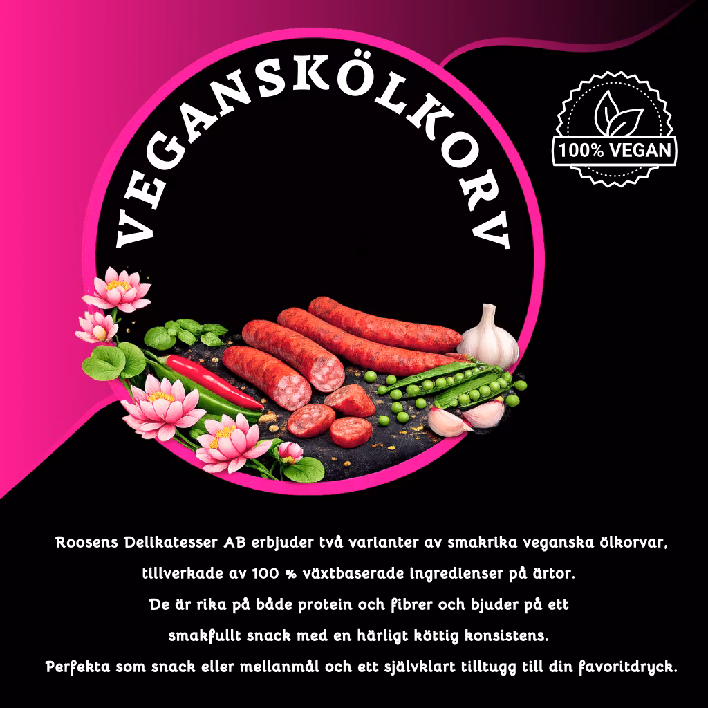 Vegopinne - 3 pack  (Vegansk ölkorv)