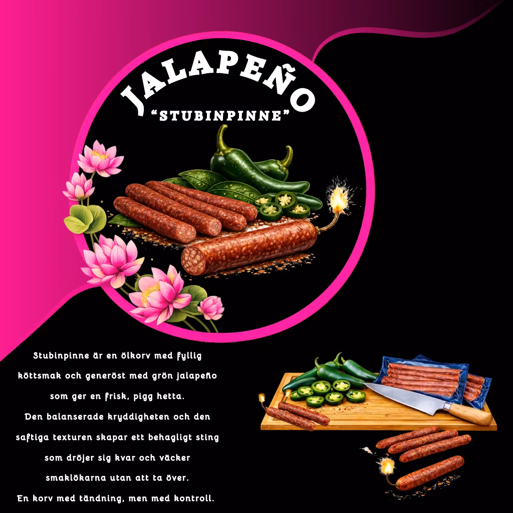 Jalapeño - "Stubinpinne" - 5 pack