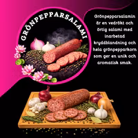 Grönpepparsalami - 1 pack