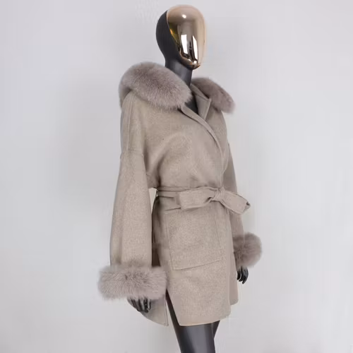 LUXECOAT SHORT KHAKI