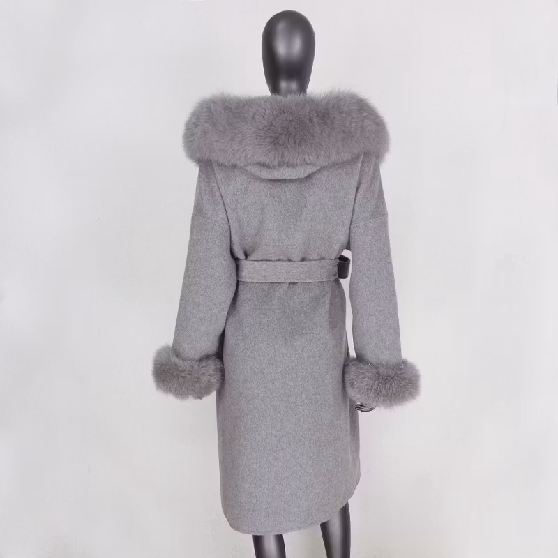 LUXECOAT LONG GREY