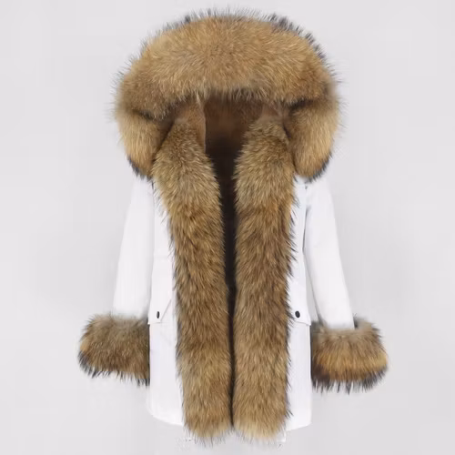 LUXEJACKET WHITE BROWN