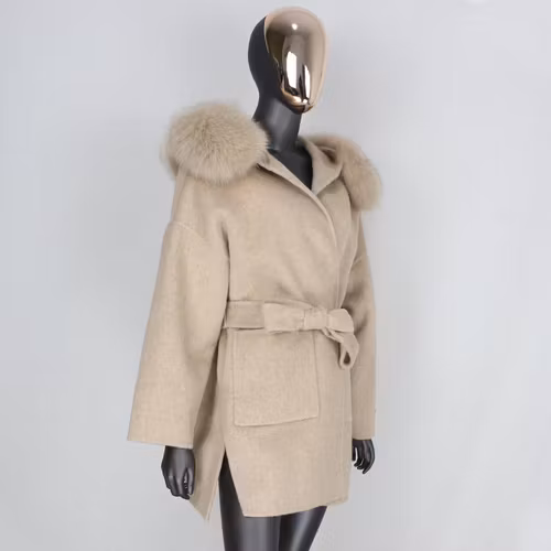 LUXECOAT SHORT CAMEL