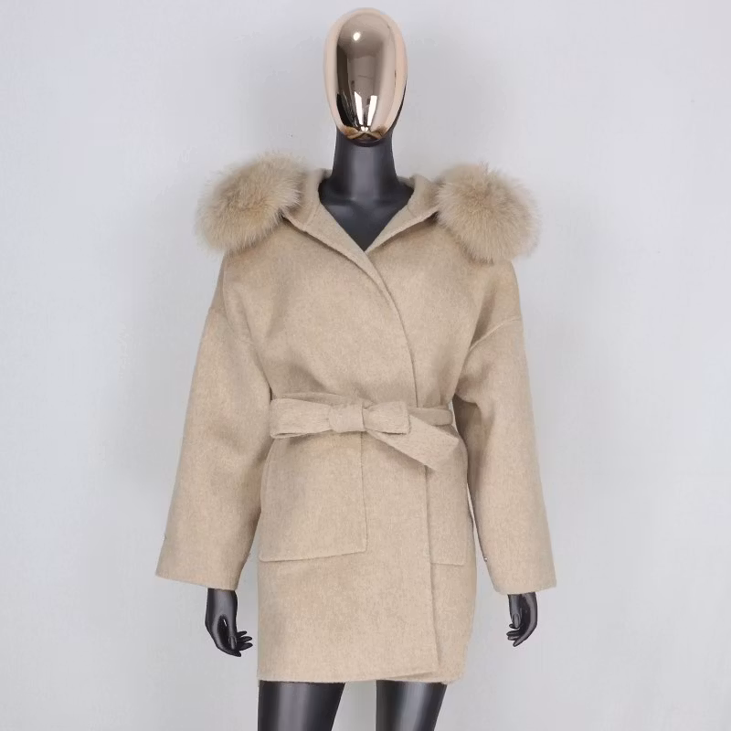 LUXECOAT SHORT CAMEL