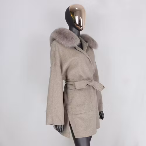 LUXECOAT SHORT KHAKI