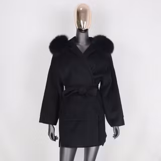 LUXECOAT SHORT BLACK