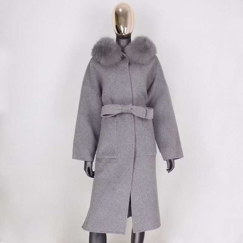 LUXECOAT LONG GREY