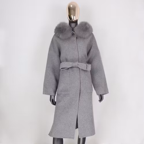 LUXECOAT LONG GREY