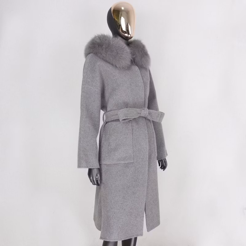 LUXECOAT LONG GREY