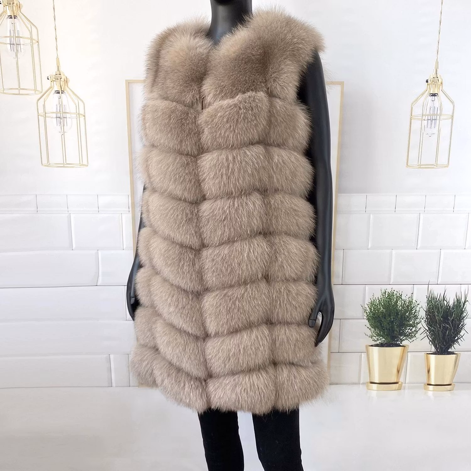 LUXEVEST LONG KHAKI