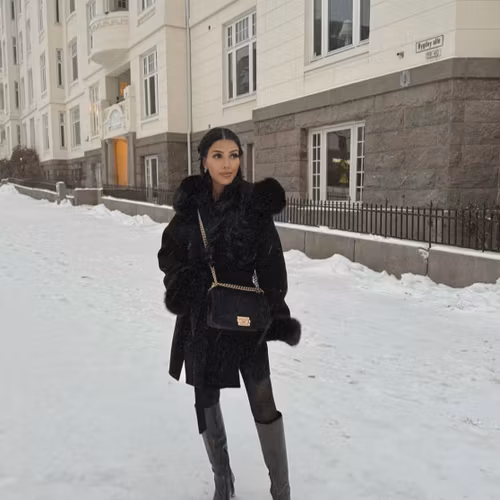 LUXECOAT SHORT BLACK