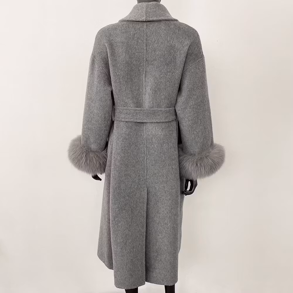 LEA COAT LONG GREY