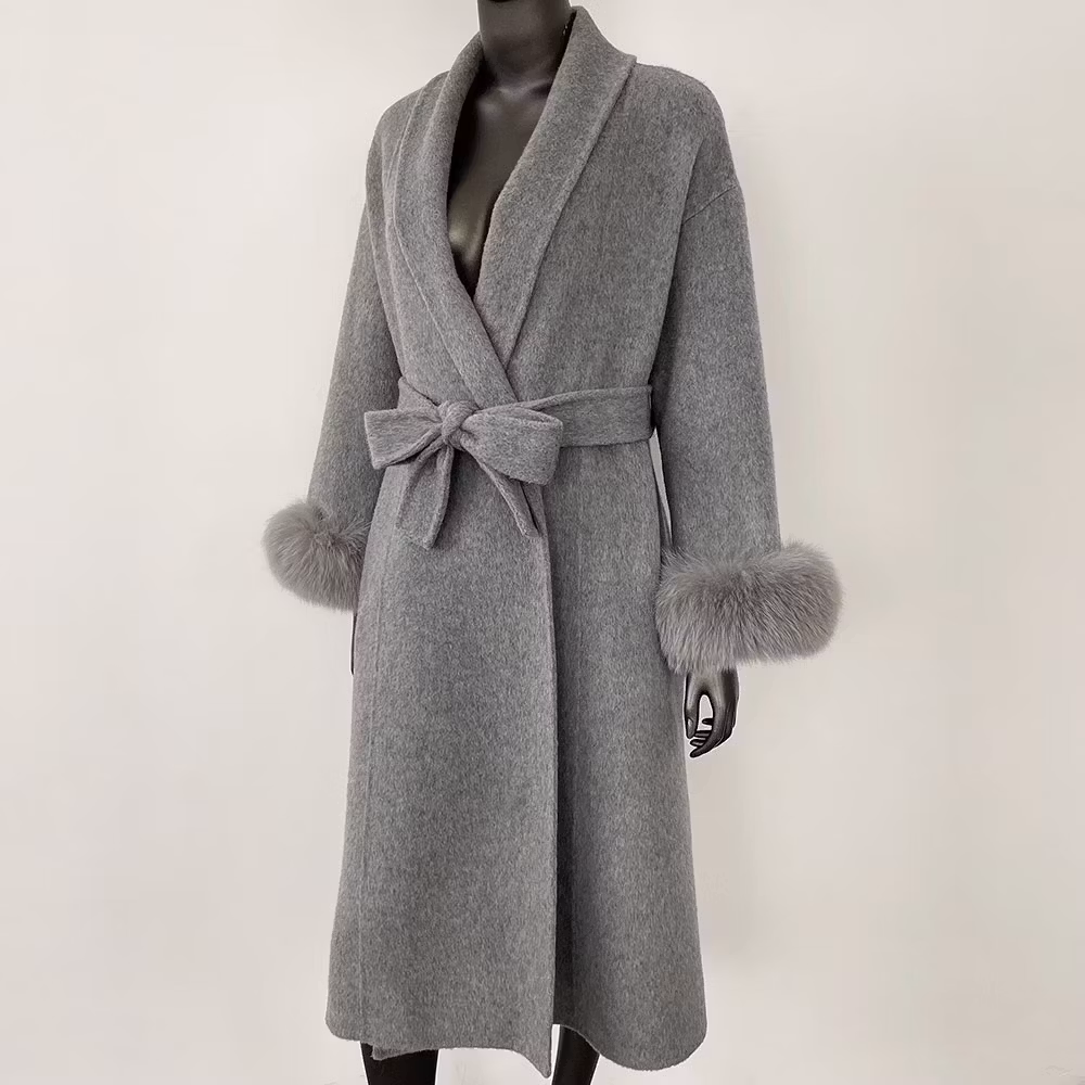 LEA COAT LONG GREY