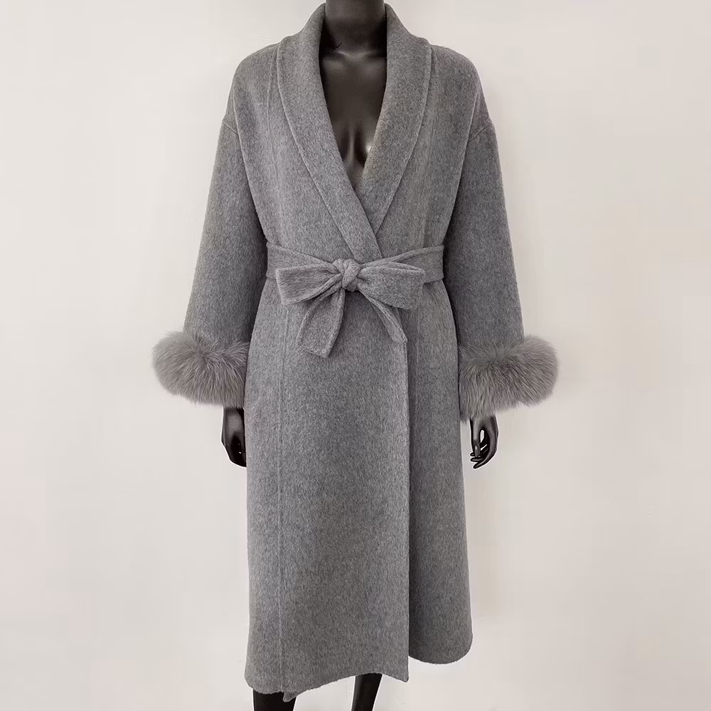 LEA COAT LONG GREY