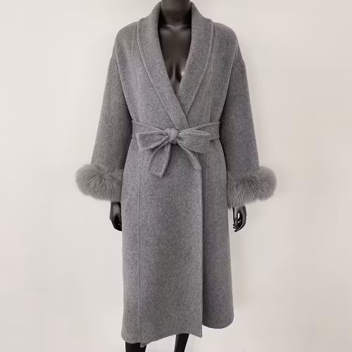 LEA COAT LONG GREY