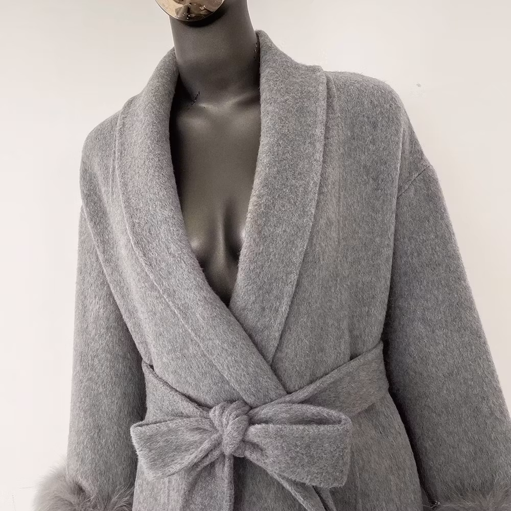 LEA COAT LONG GREY