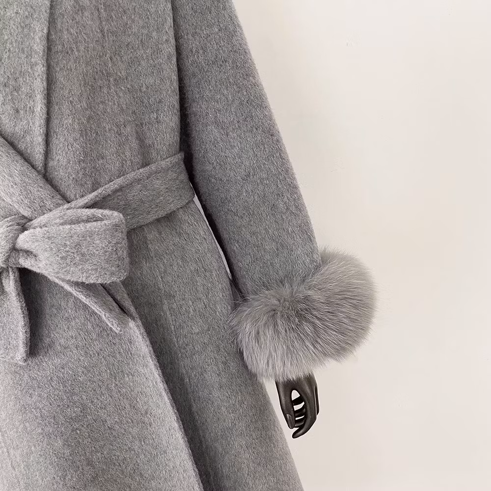 LEA COAT LONG GREY