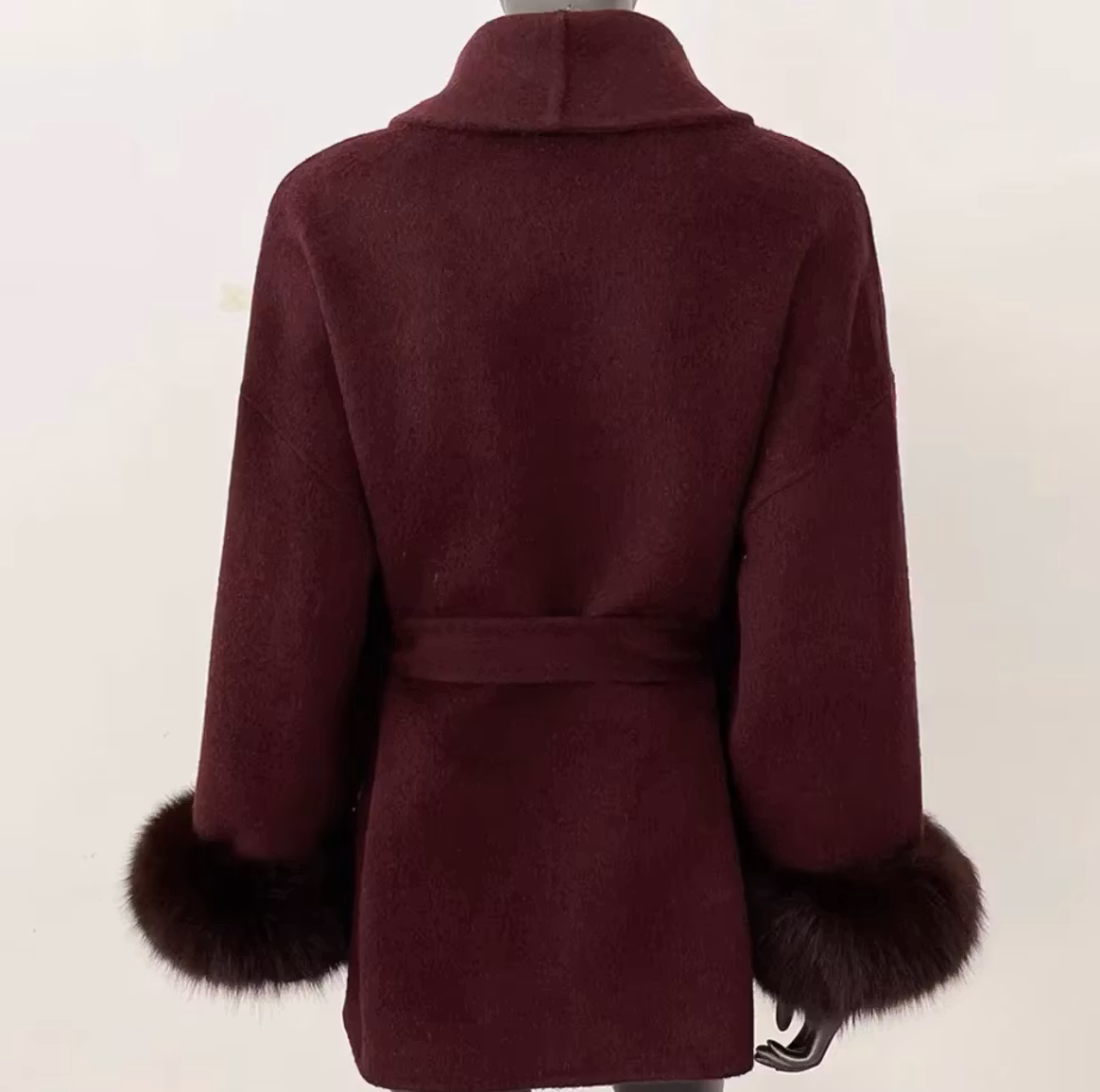 LEA COAT RED