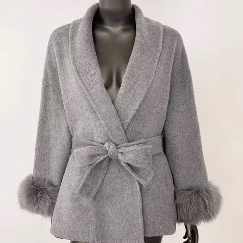 LEA COAT GREY