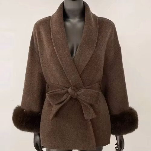 LEA COAT BROWN