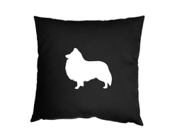 Shetland Sheepdog - Kuddfodral siluett