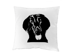 Flatcoated retriever - Kuddfodral stencil