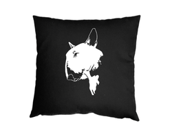 Bullterrier - Kuddfodral stencil