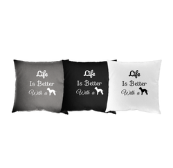 Kuddfodral - Life is better with a Bedlingtonterrier