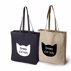 Crazy cat lady - tygkasse