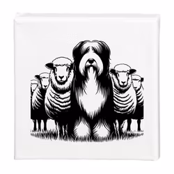 Tavla Bearded collie