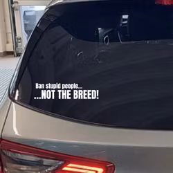 Ban stupid people - bildekal