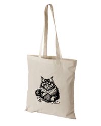 Maine coon - flera motiv - tygkasse