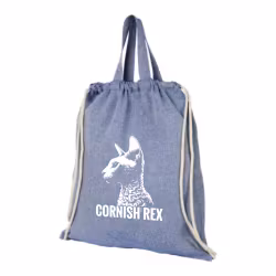 Cornish Rex  - Tygkasse med dragsko