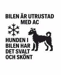 Bildekal - AC-utrustad bil - Pumi