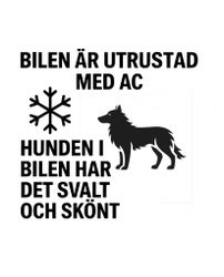 Bildekal - AC-utrustad bil - Mudi
