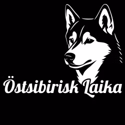 Bildekal - Östsibirisk Laika