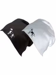 Tillfälligt parti - Mössa - Schillerstövare siluett