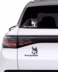 Bildekal - Norsk Lundehund