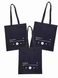 Personalized Music Player Tote Bag 🎵