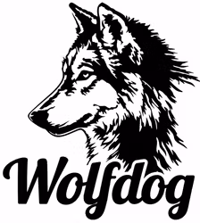 Kampanj - Bildekal - Wolfdog