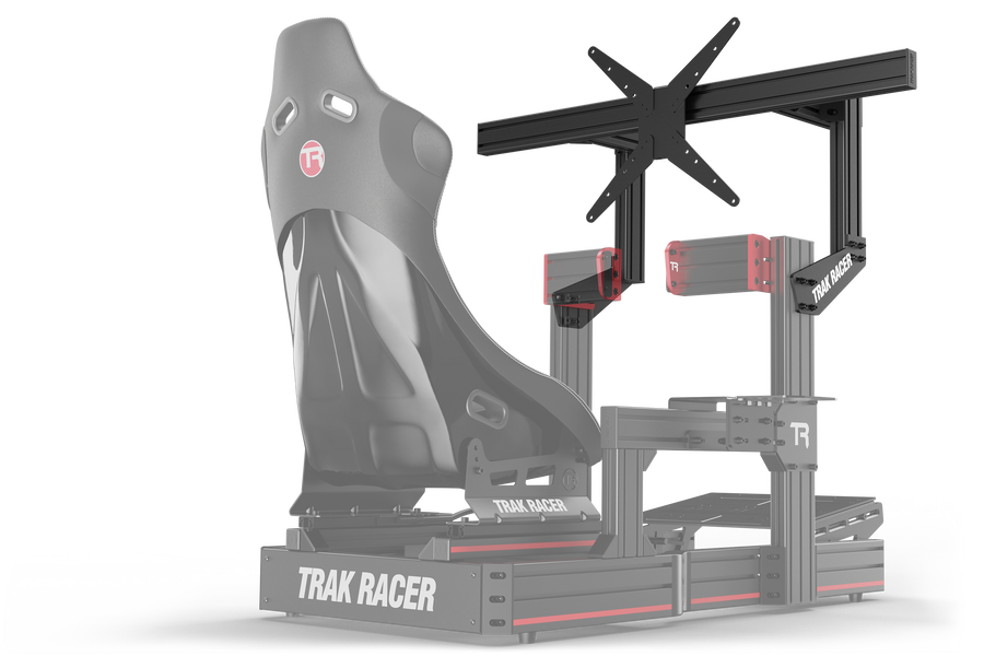 Trak Racer Cockpit Integrerat Single Monitor Stand med VESA Mount  800mm Profil