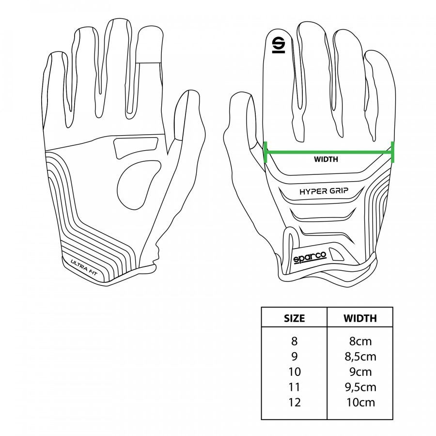 Sparco Hypergrip + handskar