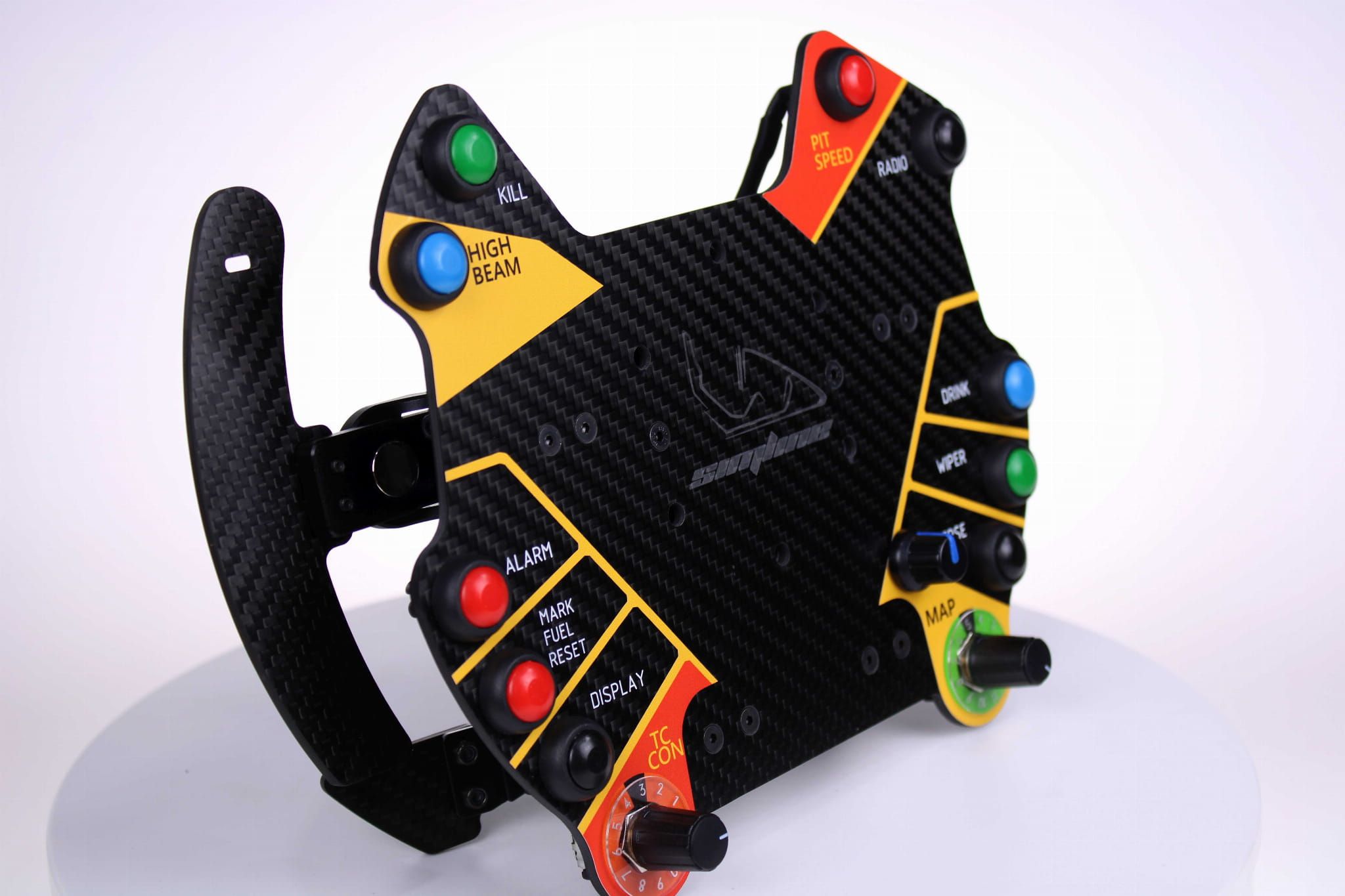 SimLine Button Plate GT3-R SC2 Dubbelkoppling