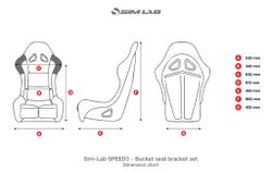 Sim-Lab Racingstol Speed 3