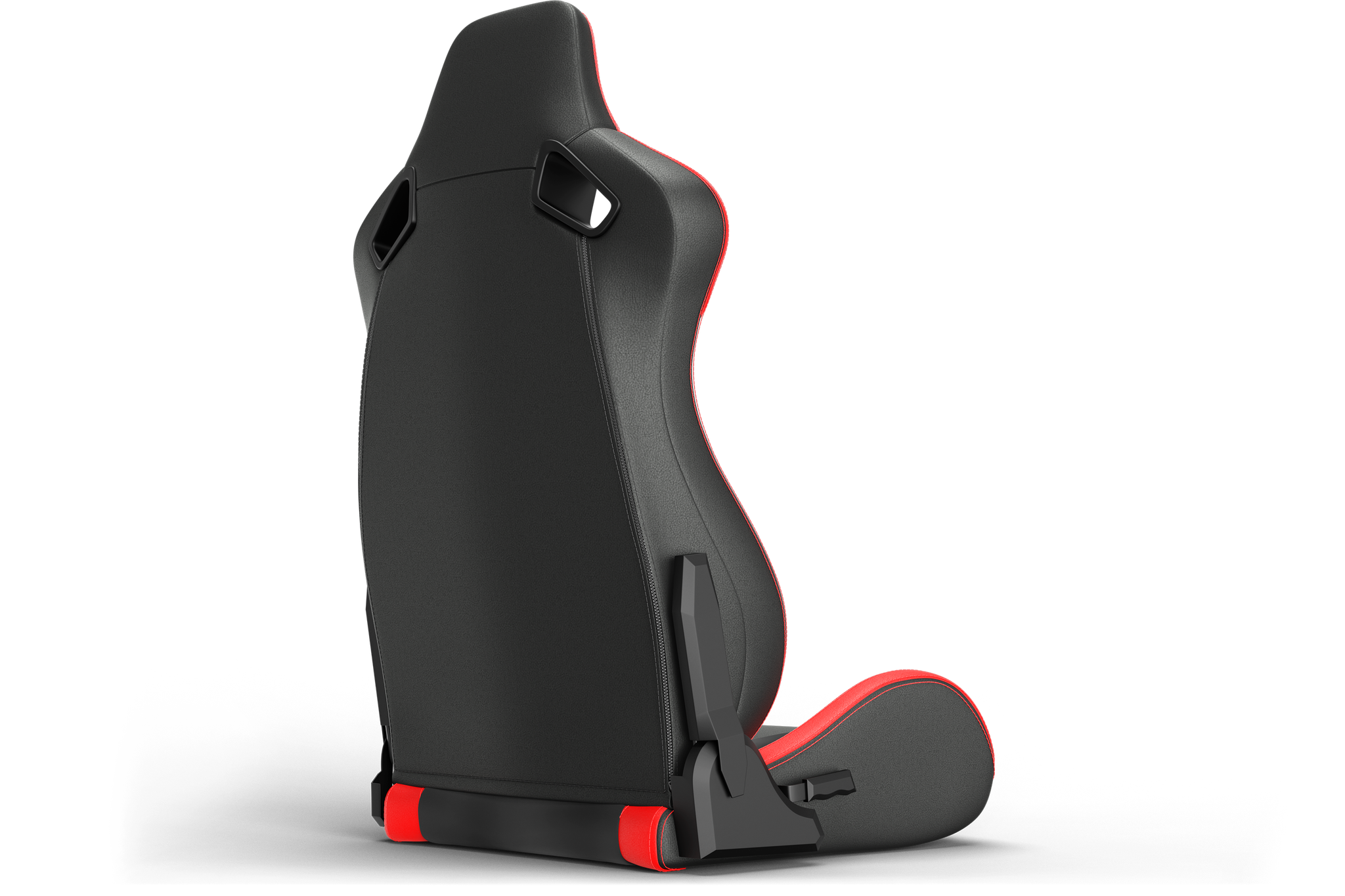 Trak Racer Recline stol svart med röda kanter