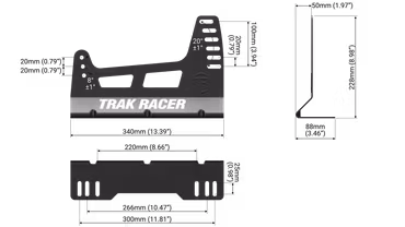 Trak Racer Universal stolsfäste