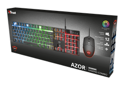 Trust GXT 838 Azor Tangentbord och mus paket