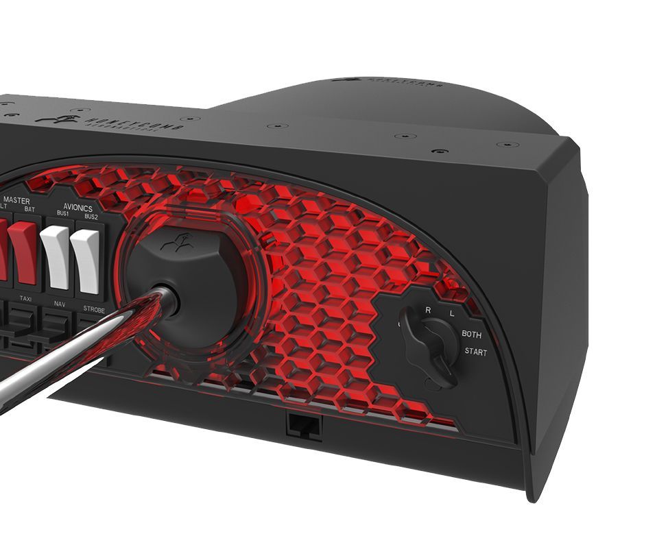 Honeycomb Alpha Flight Controls Yoke & Switch Panel