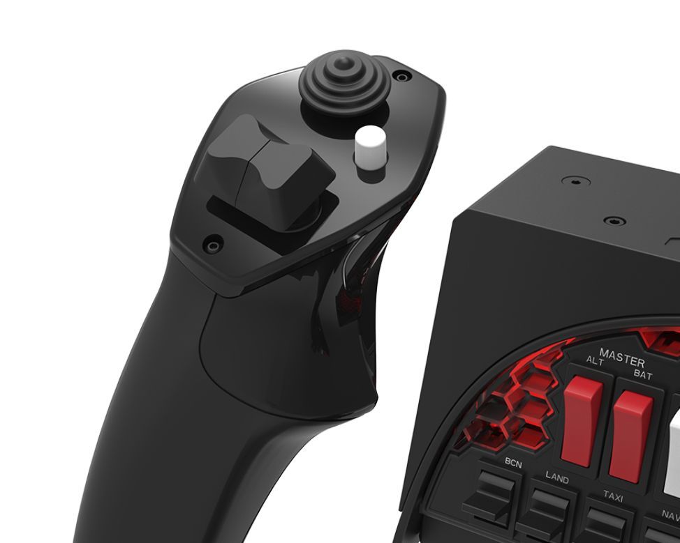 Honeycomb Alpha Flight Controls Yoke & Switch Panel